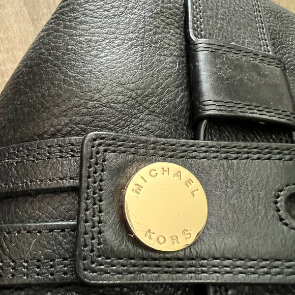 Michael Kors Large Black Pebble Leather Bag